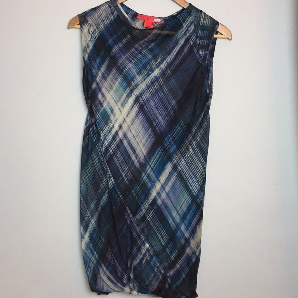 Shamask Designer 100% Silk Sleeveless Top (S)